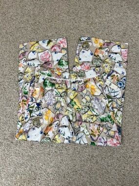 NWT Maeve Anthropologie Patchwork Floral Wide-Leg Pants Small